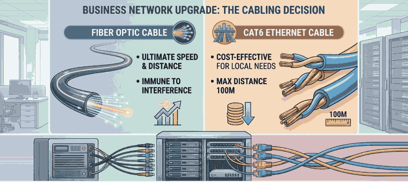 fiber optic ethernet cable